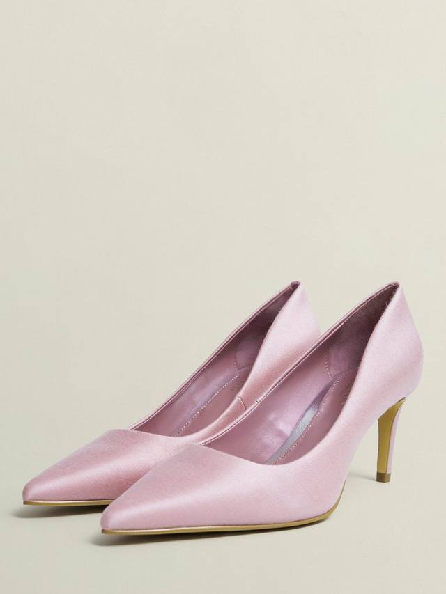 Атласные туфли-лодочки лейлы Hobbs, цвет Soft Petal Pink — фото 2