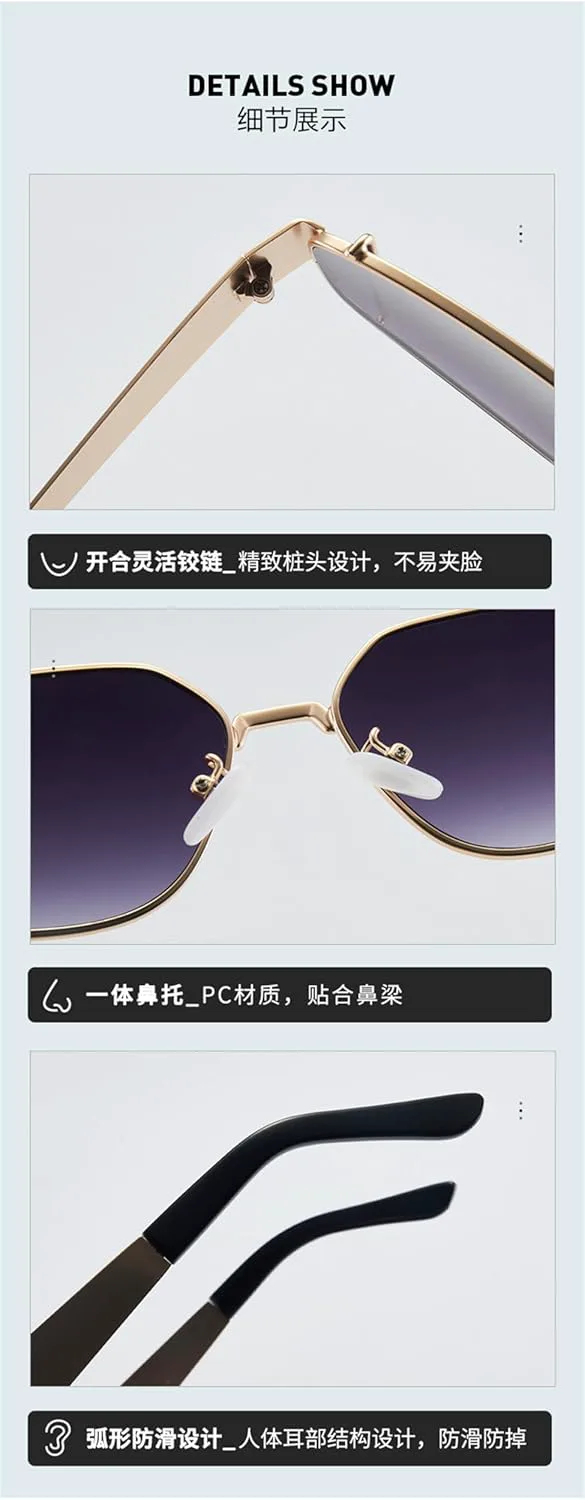 

Willochra Модные винтажные многоугольные солнцезащитные очки для женщин и мужчин, ретро металлические прямоугольные солнцезащитные очки, популярные черные очки, C5