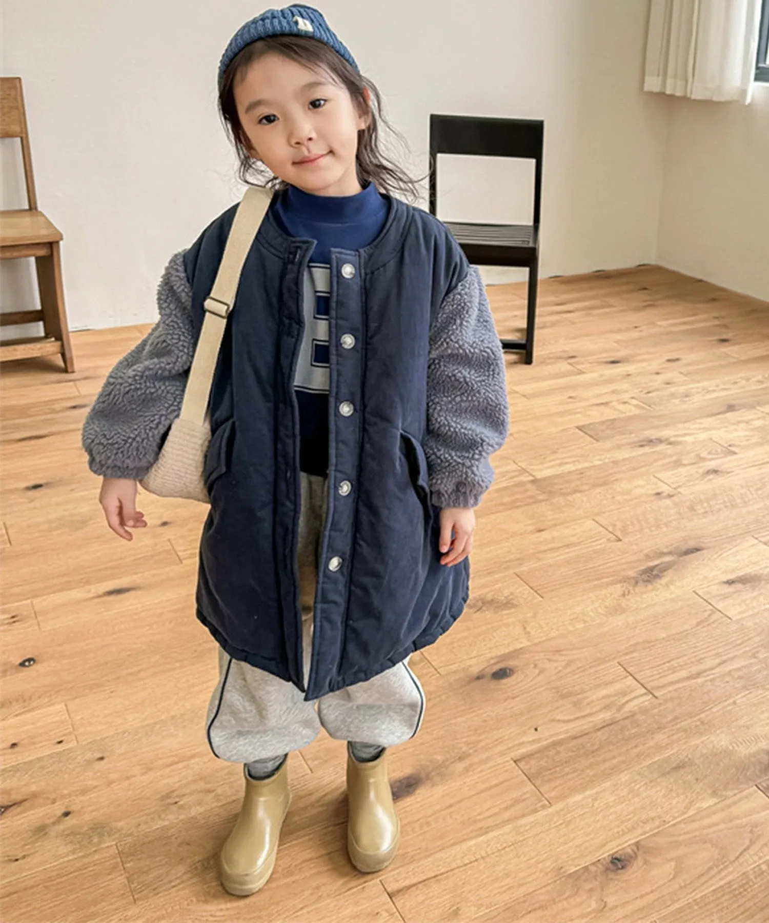 Утепленная куртка Boa с функцией переключения Aimoha Kids, blue — фото 2
