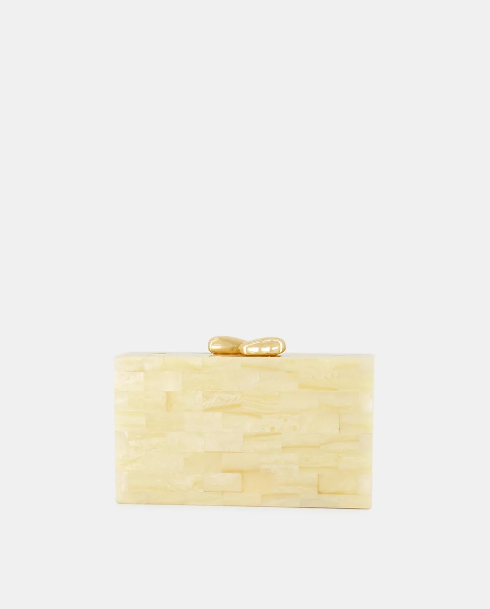 

Клатч для вечеринок с отделкой из ракушки Latouche, слоновая кость, Бежевый, Клатч для вечеринок с отделкой из ракушки Latouche, слоновая кость