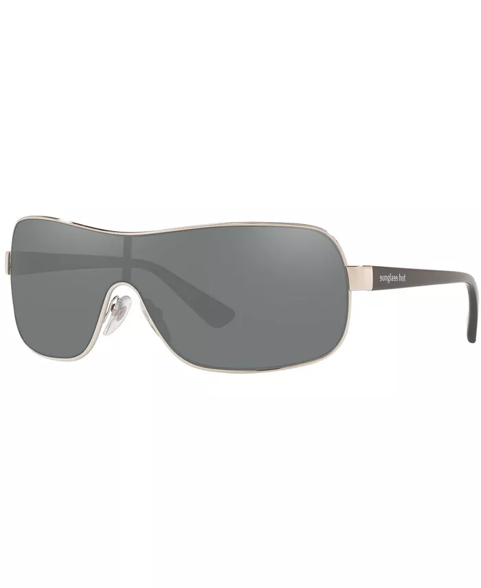 

Солнцезащитные очки, 0HU1008 Sunglass Hut Collection, серебряный