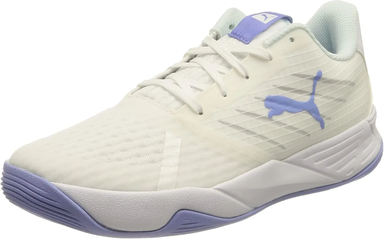 Кроссовки PUMA Unisex Accelerate Pro II W+ для дома, Puma White Nitro Blue Electric Purple Arctic Ice