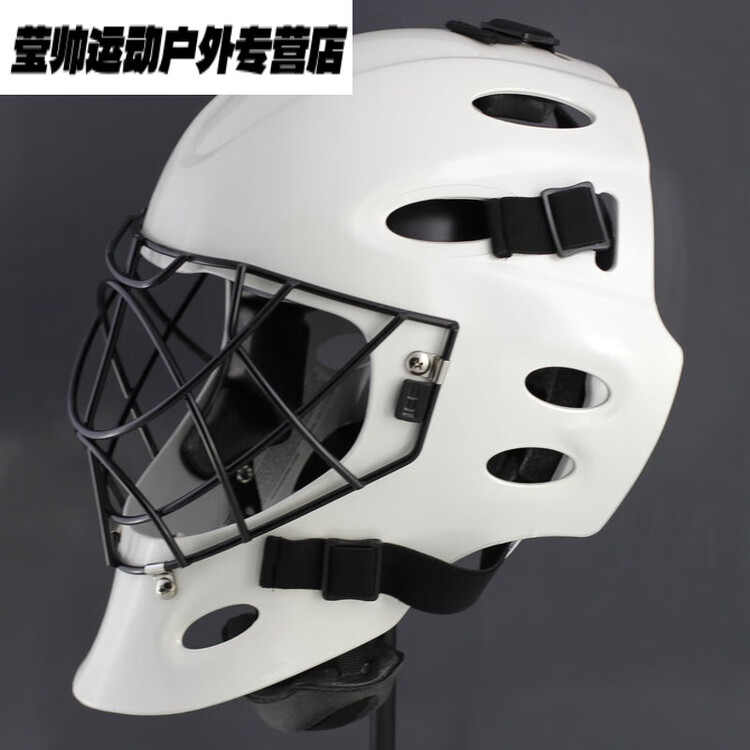 

He Jiagong Бейсбольный шлем для кэтчера, хоккейный вратарский шлем, матовый белый