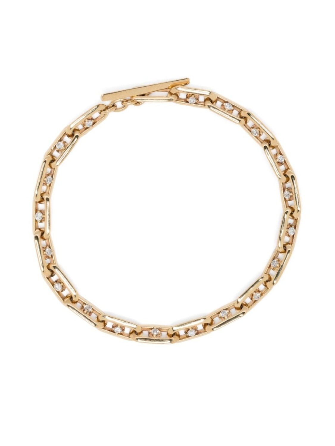 

Браслет из желтого золота с бриллиантами Lizzie Mandler Fine Jewelry, золотой