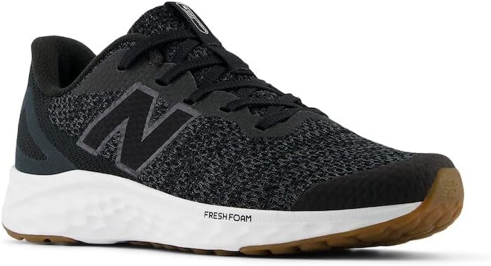 Кроссовки New Balance Unisex-Child Fresh Foam Arishi V4 с шнуровкой, черный — фото 4
