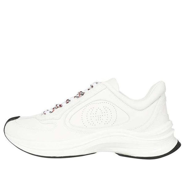 

Кроссовки run sneaker 'leather white' Gucci, белый