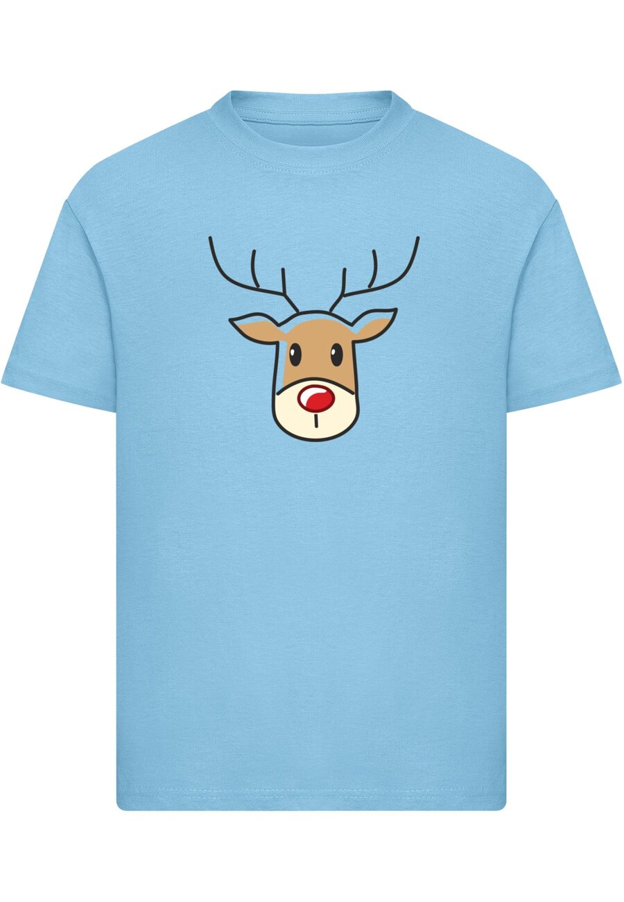 

Футболка Merchcode Shirt Christmas Cute Deer, лазурный
