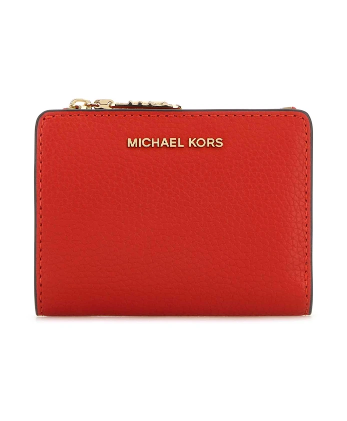 

Кошелек из коралловой кожи Michael Kors, красный