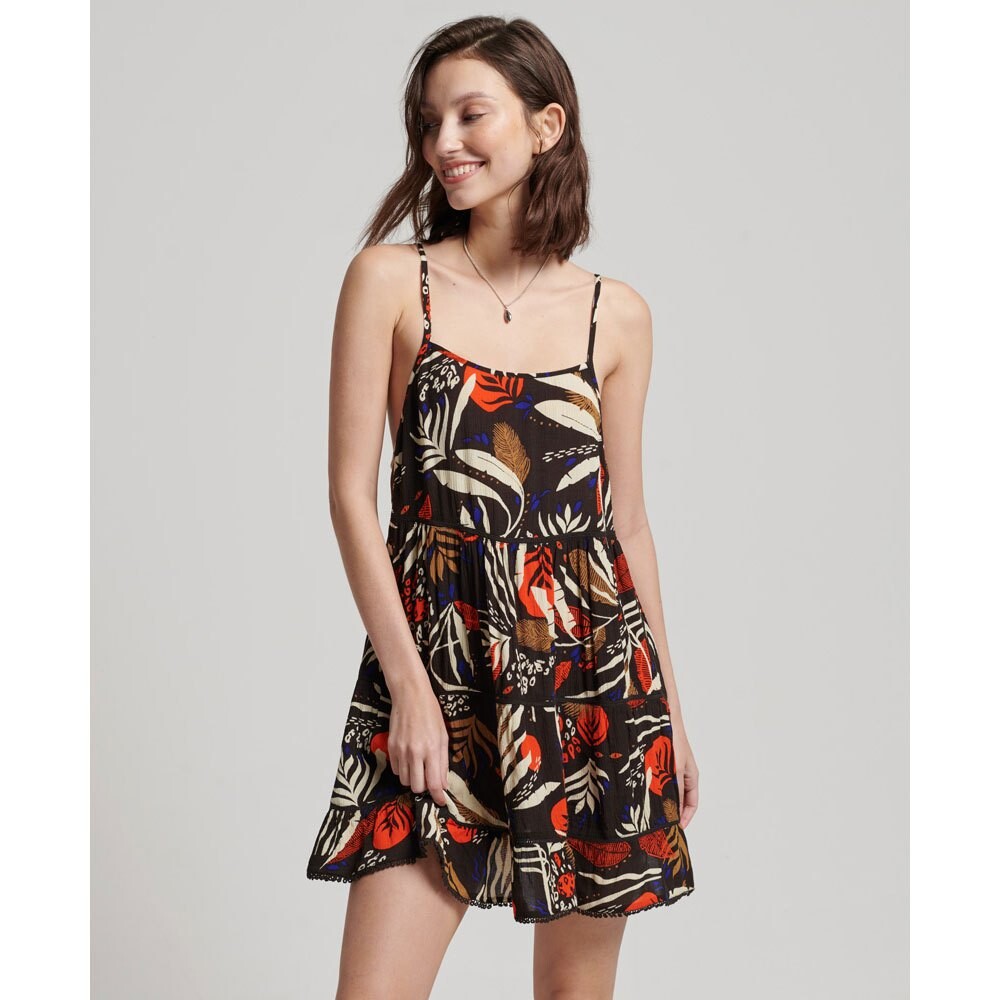 

Платье Superdry Vintage Mini Beach Cami, черный