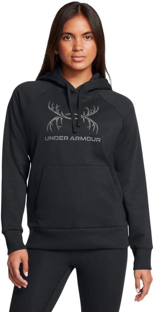 

Under Armour - женская толстовка Rival Antler, (001) Black/Castlerock