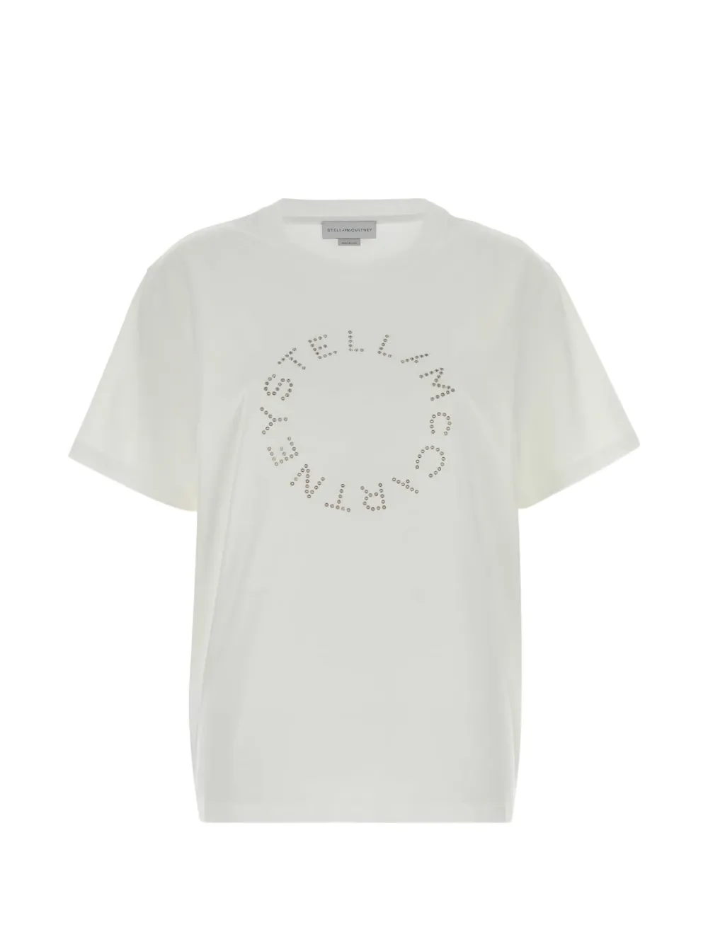 

Футболка, украшенная стразами Stella Mccartney, белый