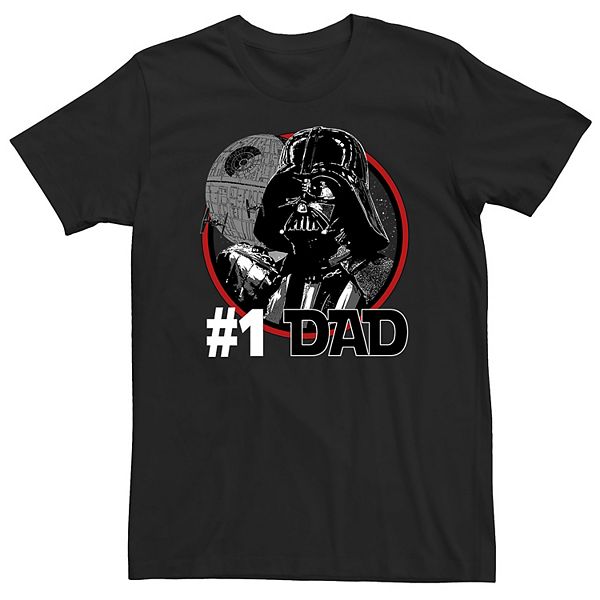 

Футболка Big & Tall Star Wars Darth Vader #1 Dad Death Star Licensed Character