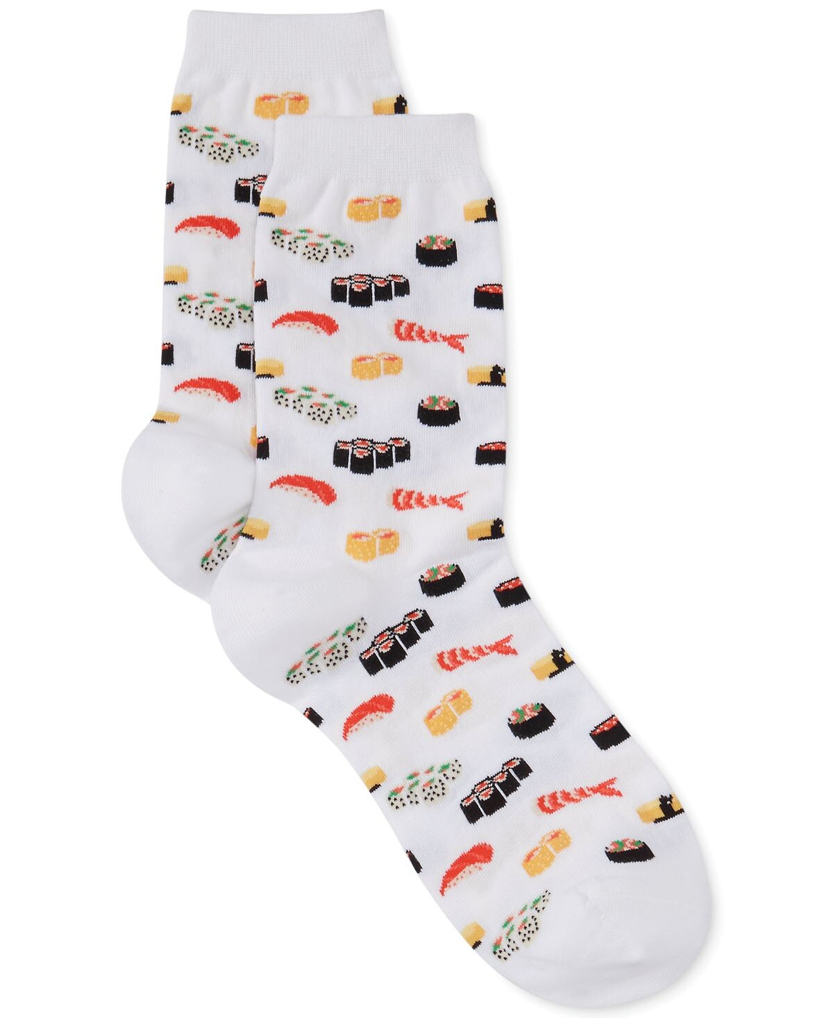 

Женские модные носки с принтом суши Hot Sox, белый