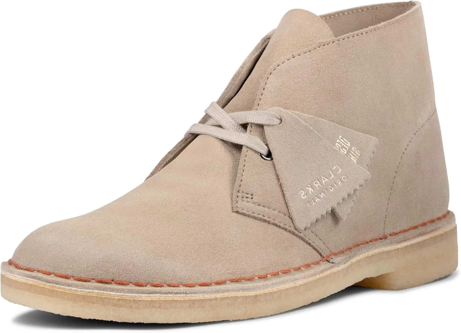 Ботинки Chukka Clarks Wallabee, песочная замша