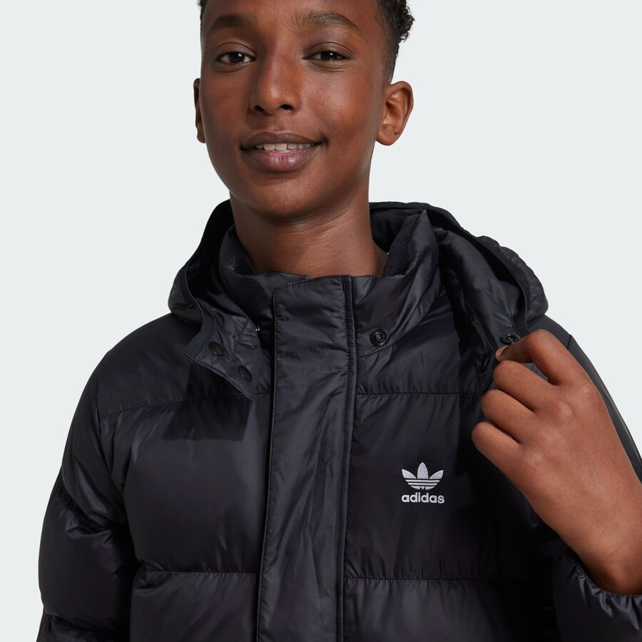 Зимняя куртка ADIDAS ORIGINALS Winter Jacket Adicolor, черный — фото 4