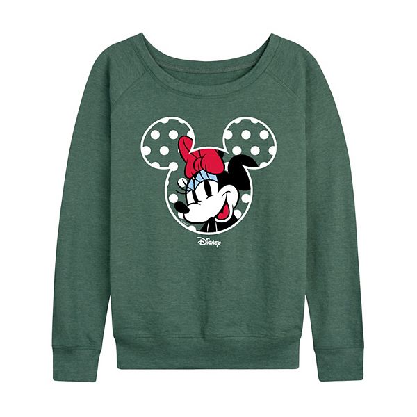 

Женская футболка с длинным рукавом Minnie Mouse в горошек Disney, Heather Juniper