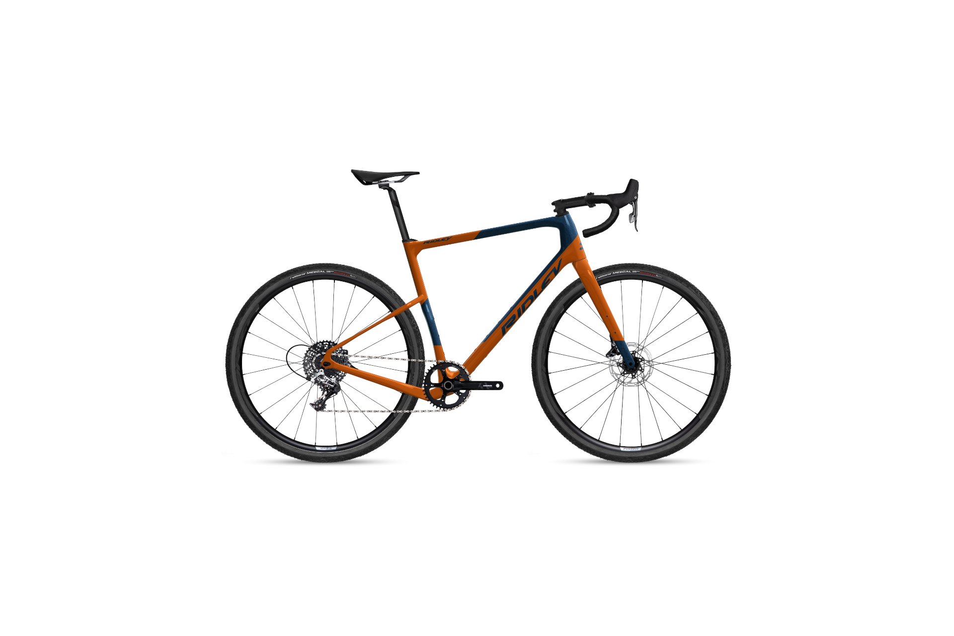 

Гравийный велосипед Ridley Kanzo adventure - norte - rival - 28 дюймов - diamant, blau | 591 jeans blue metallic/ 400 burnt orange