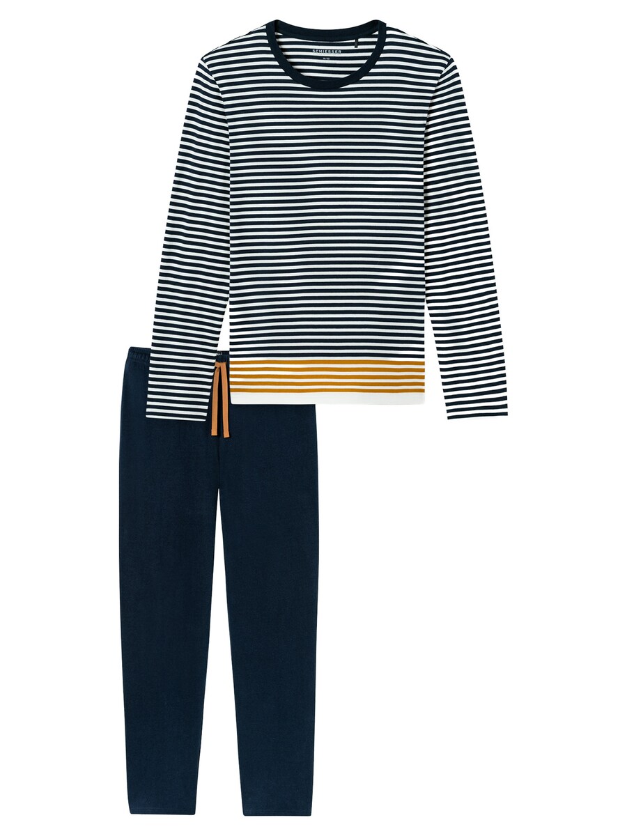 

Длинная пижама SCHIESSER Casual Nightwear, Night Blue