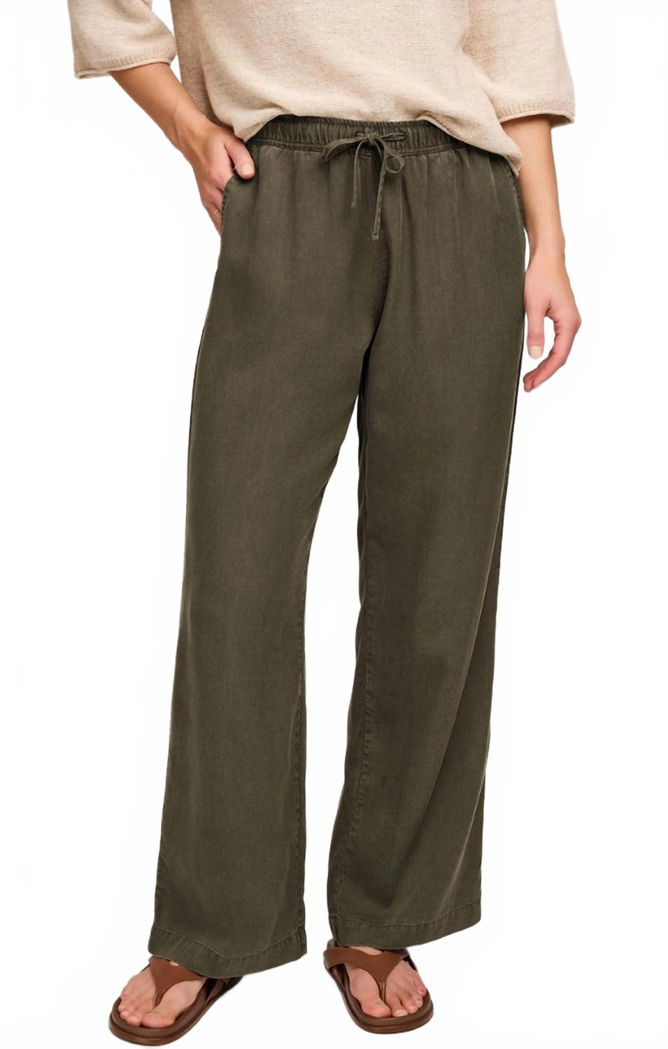 

Gentle Fawn Брюки Gabriel Wide Leg Pant цвета Jasper Green