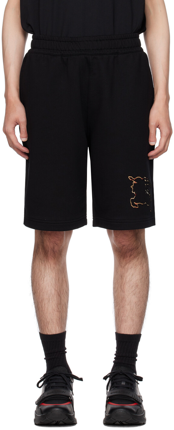 

Черные шорты EKD в клетку Burberry