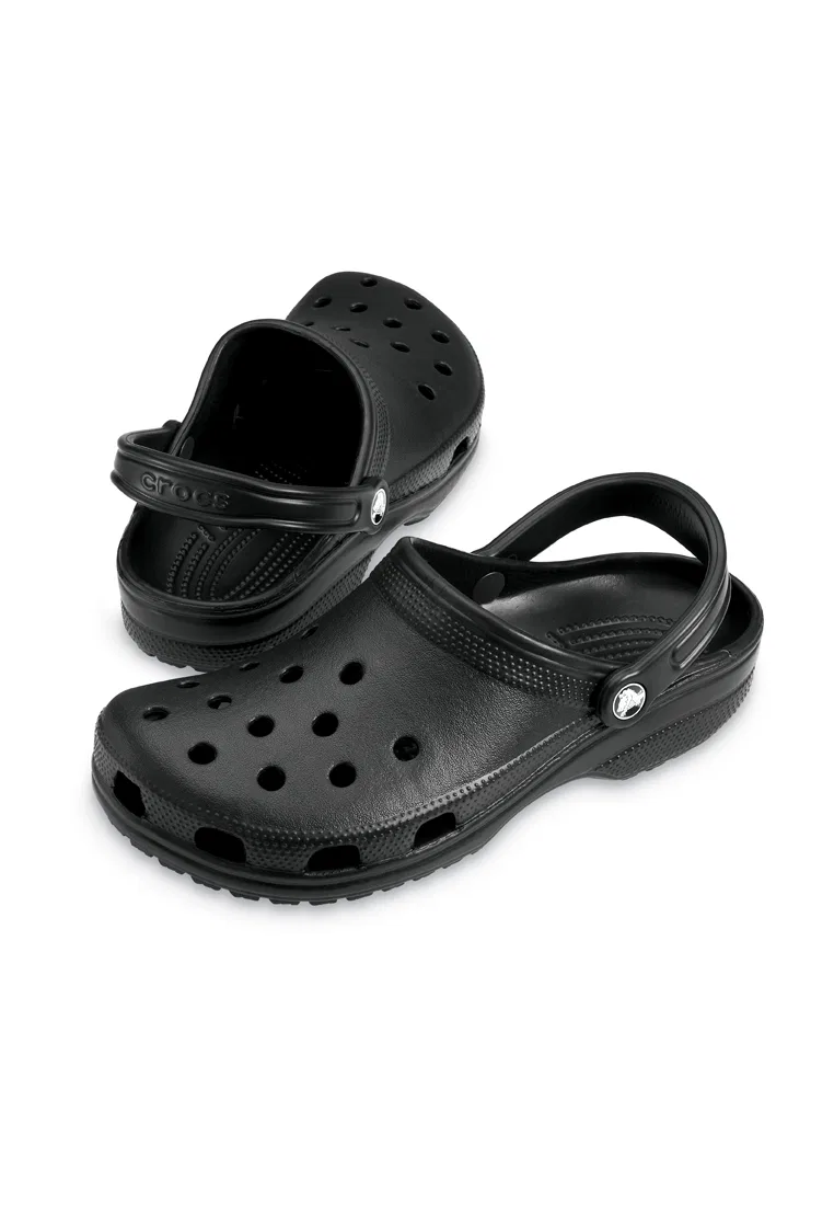 Сандалии, модель: Classic Clog Crocs, цвет: черный — фото 3