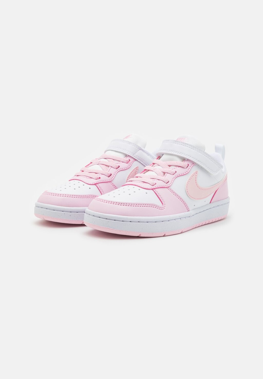 Кроссовки низкие COURT BOROUGH RECRAFT UNISEX Nike Sportswear, цвет white/pink — фото 2