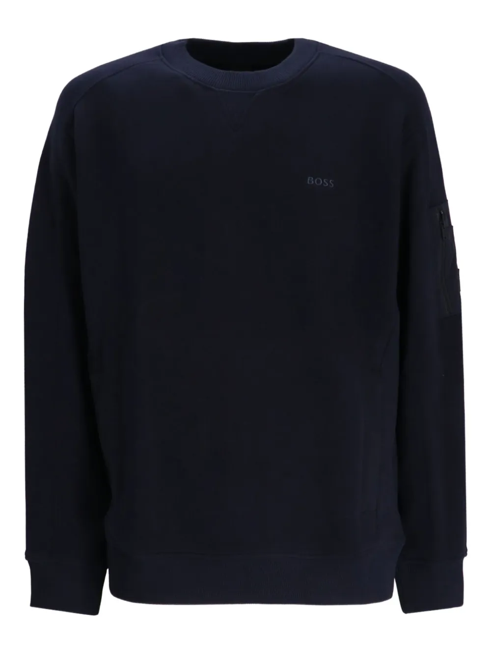 

Толстовка с карманом на молнии BOSS, синий