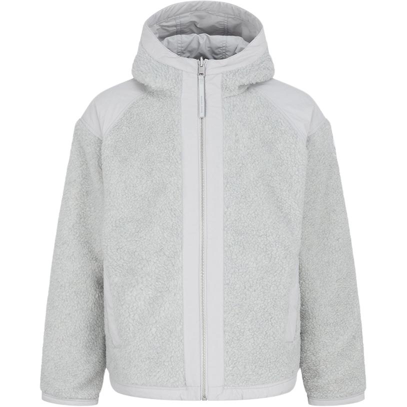 

Canada Goose Толстовка с капюшоном из флиса с нашивкой-логотипом, Silver Birch Gray/Silver Birch White