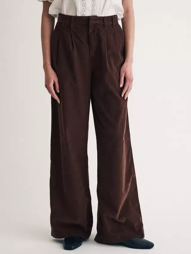 

Брюки Nobody's Child Ava Wide Leg Corduroy, коричневый