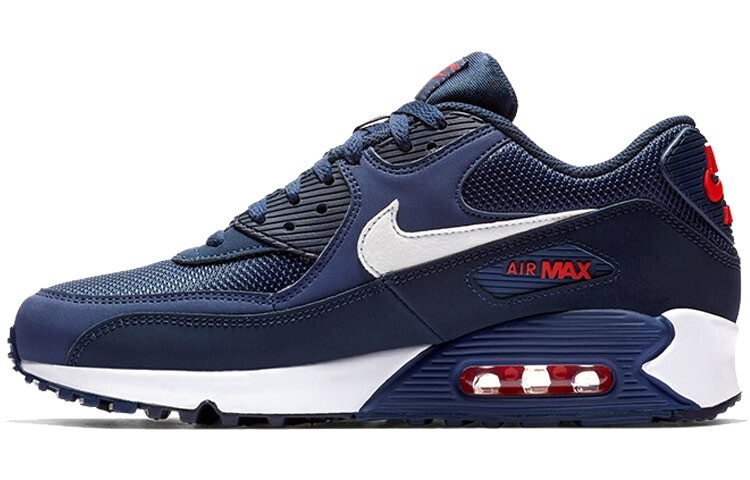 

Кроссовки Nike Air Max 90 Midnight Navy University Red White