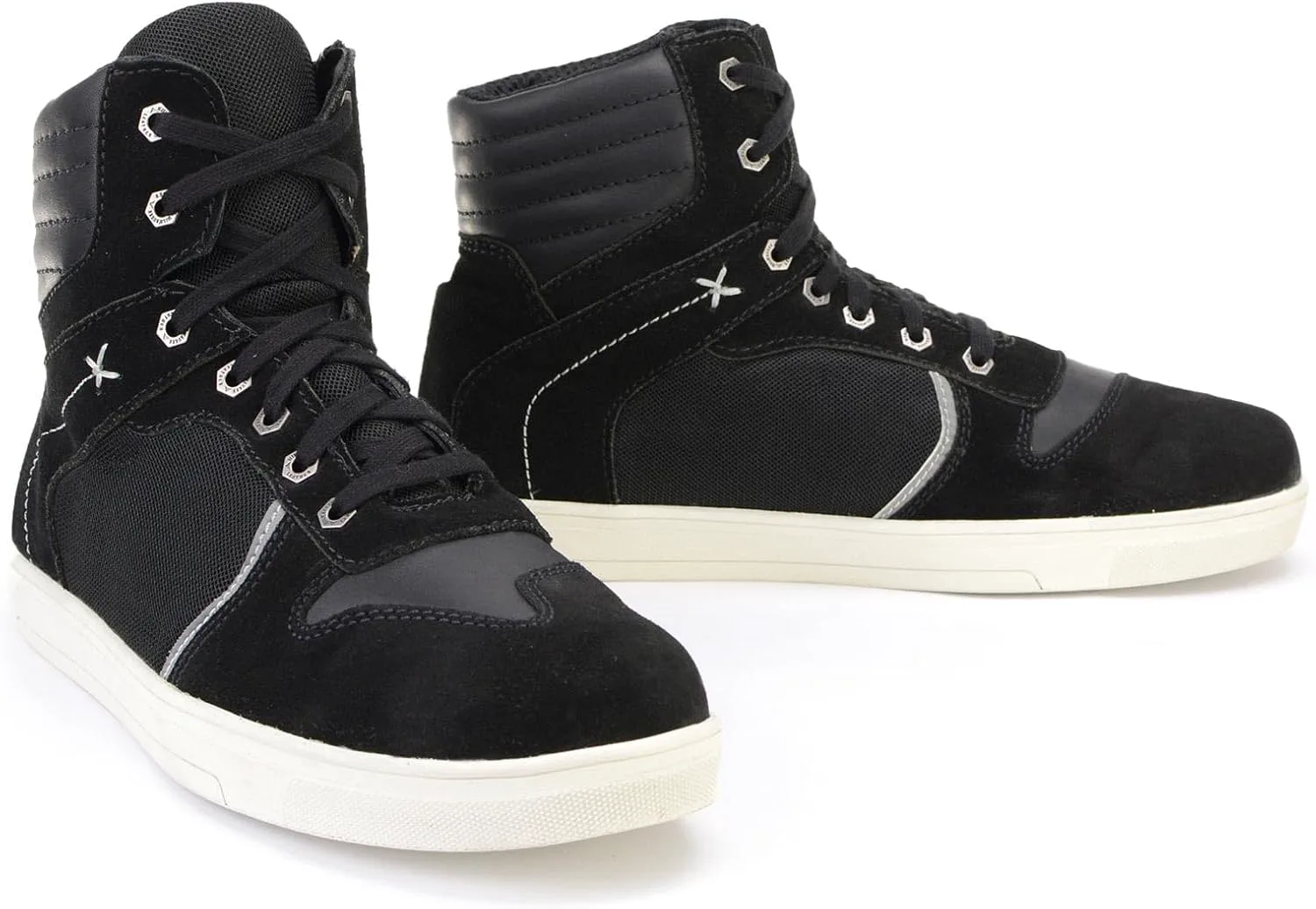 

Мужские мотоциклетные ботинки Milwaukee Leather - усиленная подошва, стелька с контролем климата, противоскользящая подошва, черный