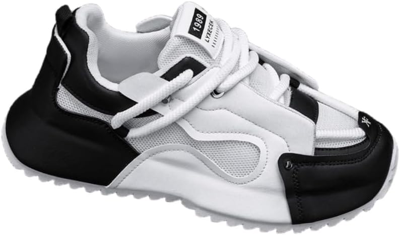 

Мужские дышащие и удобные спортивные кроссовки- для бега, фитнеса и отдыха Fusecottc, белый/черный