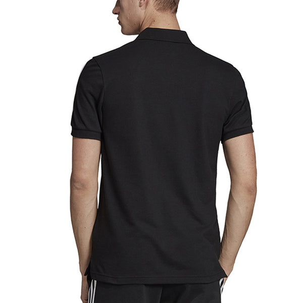 Футболка casual sports breathable short sleeve polo shirt black Adidas, черный — фото 4