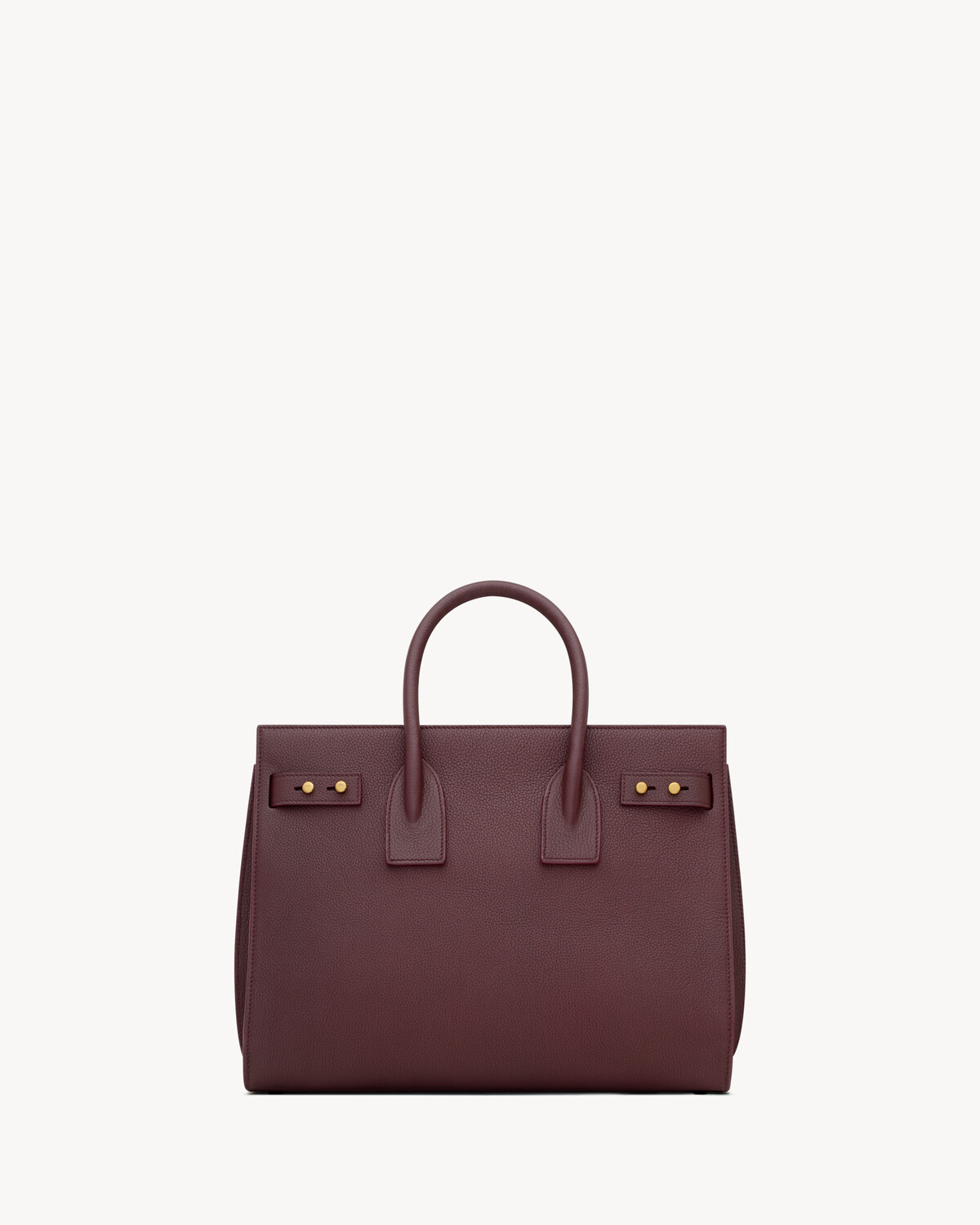 Сумка Sac De Jour из мягкой зернистой кожи - маленькая Saint Laurent, красный — фото 3
