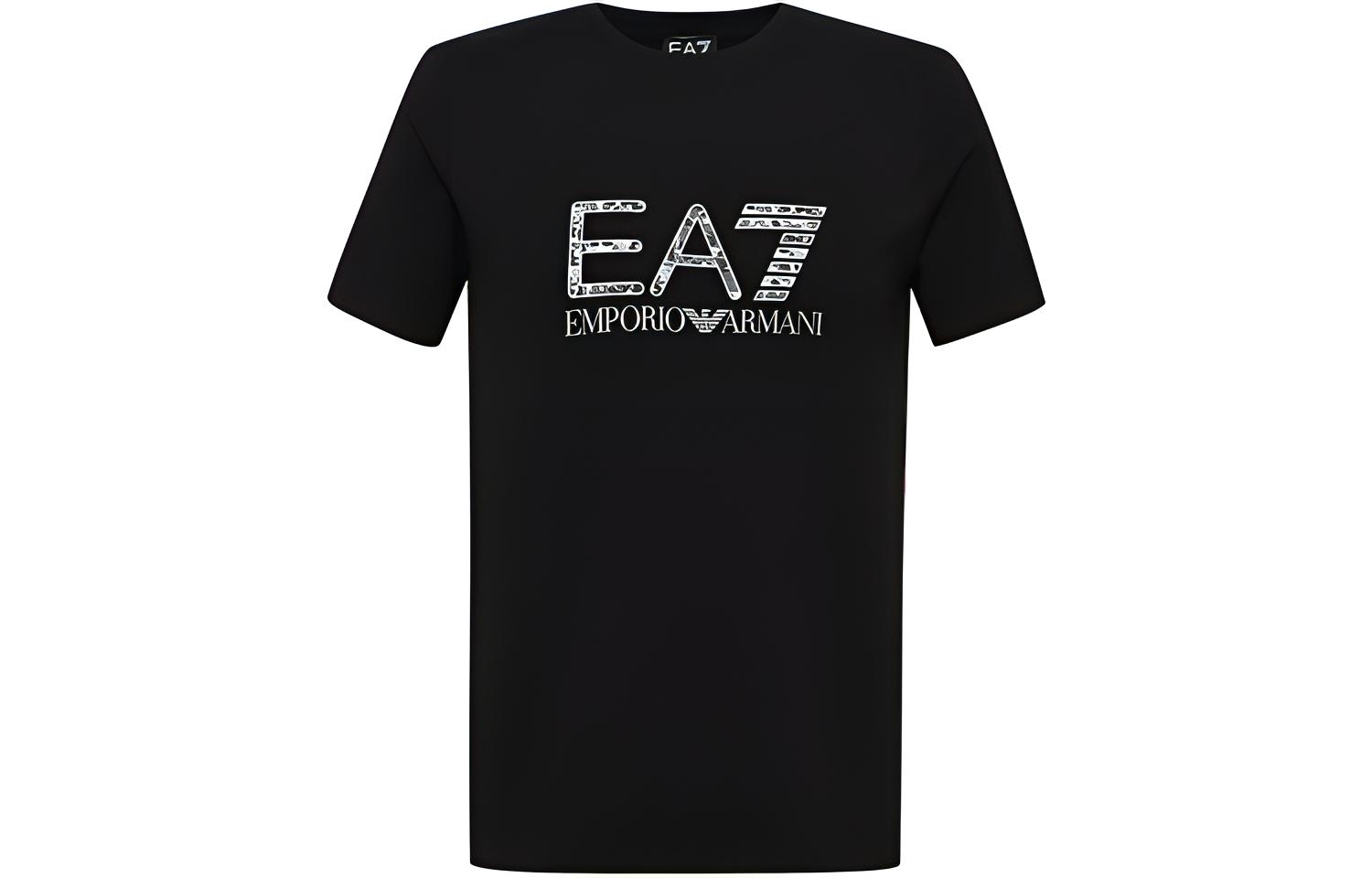

Футболка мужская черная EA7 EMPORIO ARMANI