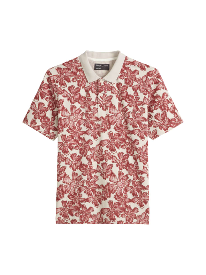 

Футболка поло Marc O'Polo, цвет multi/gray silk