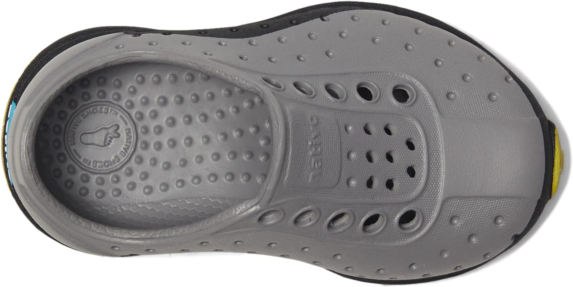 Кроссовки Native Shoes Kids  Robbie Roam, Satellite Grey/Jiffy Black/Seaweed Speckle Rubber — фото 2