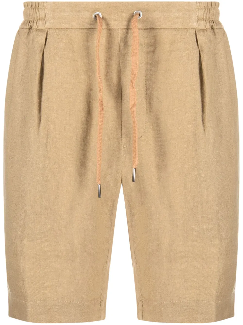 

Льняные шорты чинос с кулиской Ralph Lauren Purple Label, коричневый