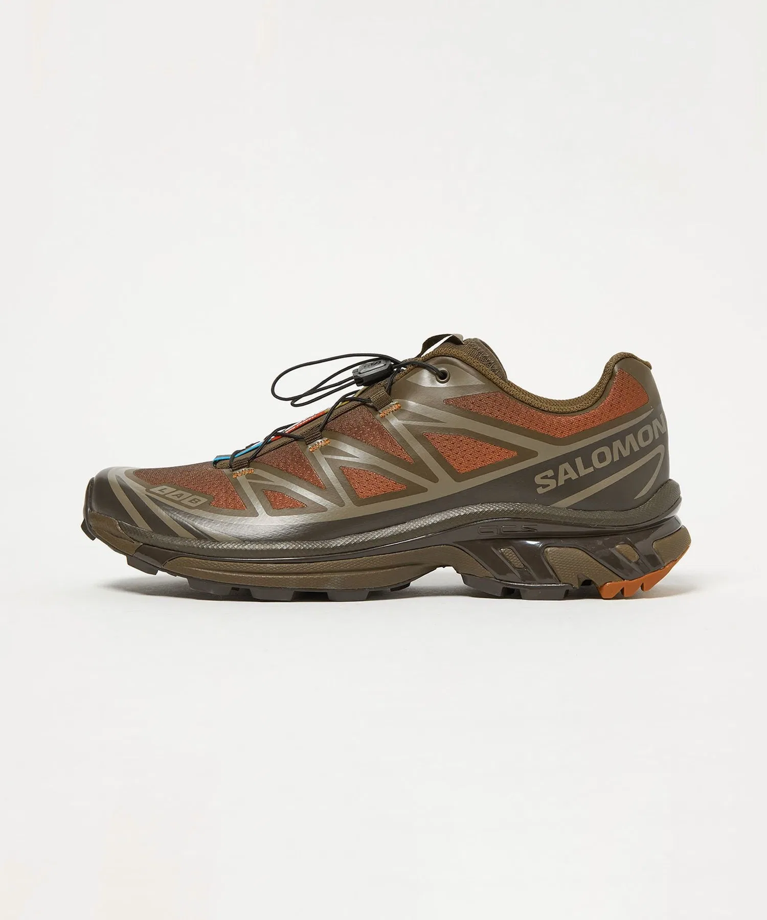 Мужские кроссовки Salomon XT-6 тёмно-коричневые