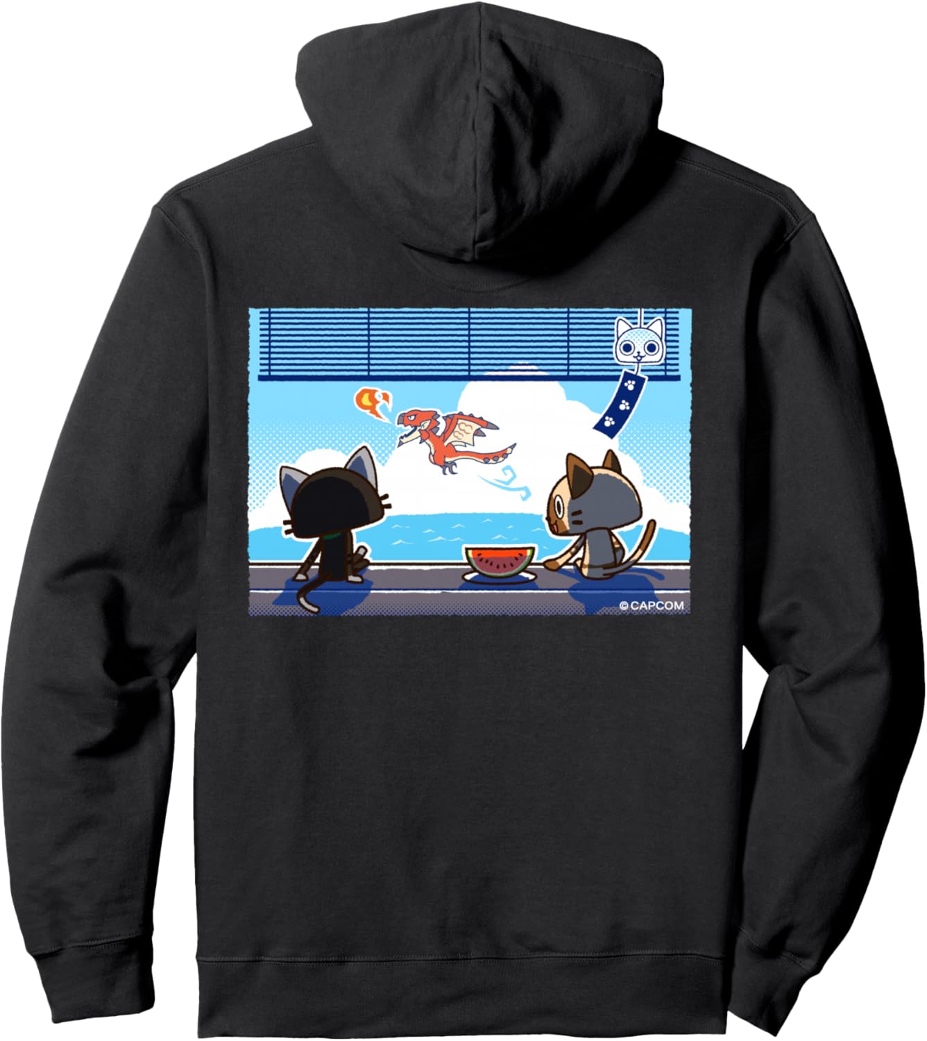 

Худи Monster Hunter Aylu and Melaru's Rest, черное Capcom