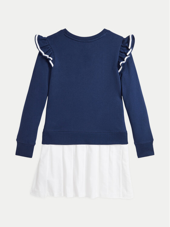 Платье на каждый день обычный крой 313957742001 Polo Ralph Lauren, синий — фото 2