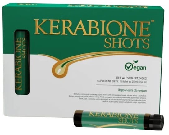 

Kerabione Shots, волосы, кожа, ногти, растительный, 14x25 мл Inna marka