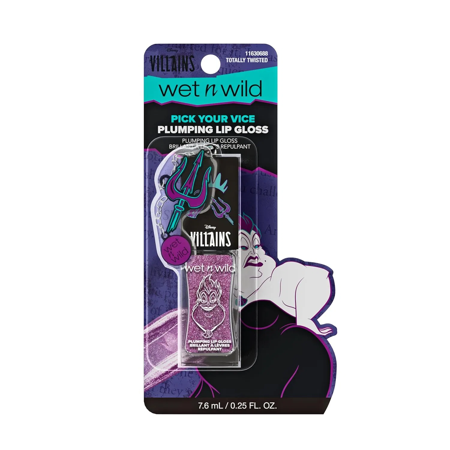 Объемный блеск для губ Wet n Wild Disney Villains Pick Your Vice «Totally Twisted» Wet N Wild, Totally Twisted — фото 4