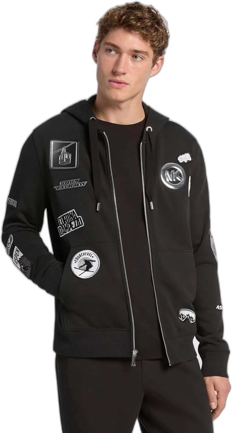 

Michael Kors мужская худи с лыжными нашивками на молнии