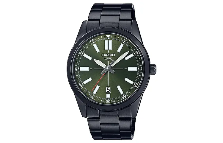 

Мужские часы Standard Series зеленые MTP-VD02B-3E CASIO