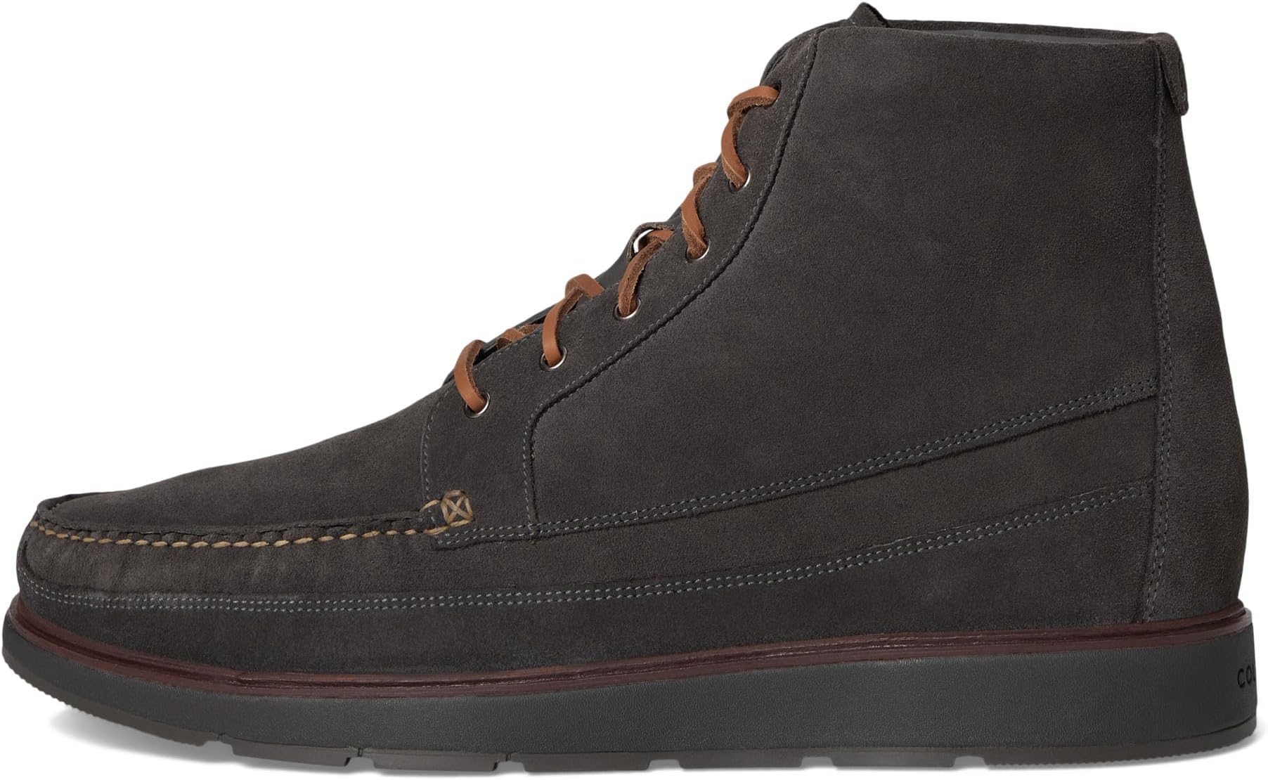 Ботинки Cole Haan Muir Moc Tall Boots, цвет Raven Suede/Raven Waterproof — фото 4