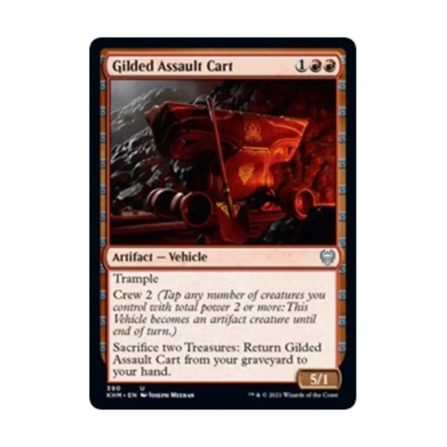

CCG Позолоченная штурмовая тележка (U), MTG - Kaldheim