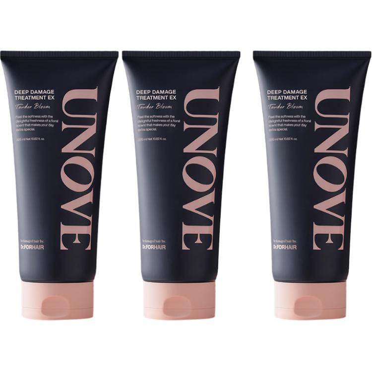 

Маски для волос Soft Nuy: уход за поврежденными волосами, контроль над пушистостью Unove, potpourri 320ml*3