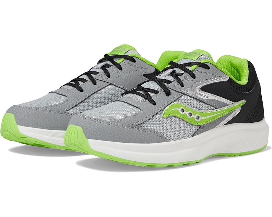 

Кроссовки Saucony Kids Cohesion KDZ Sneakers, цвет Black/Grey/Green