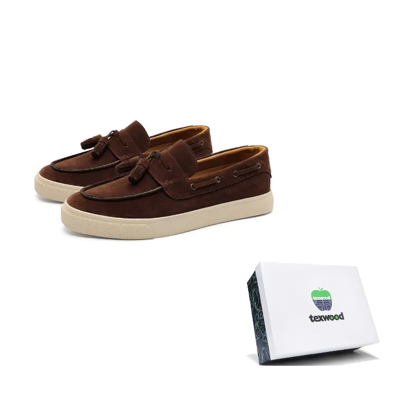 

TEXWOOD Кроссовки Casual Coverage Balance мужские низкие коричневые, цвет Brown